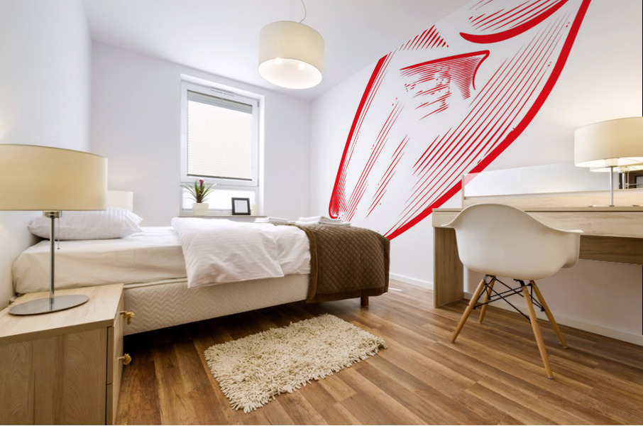 red snapper fish Mural print