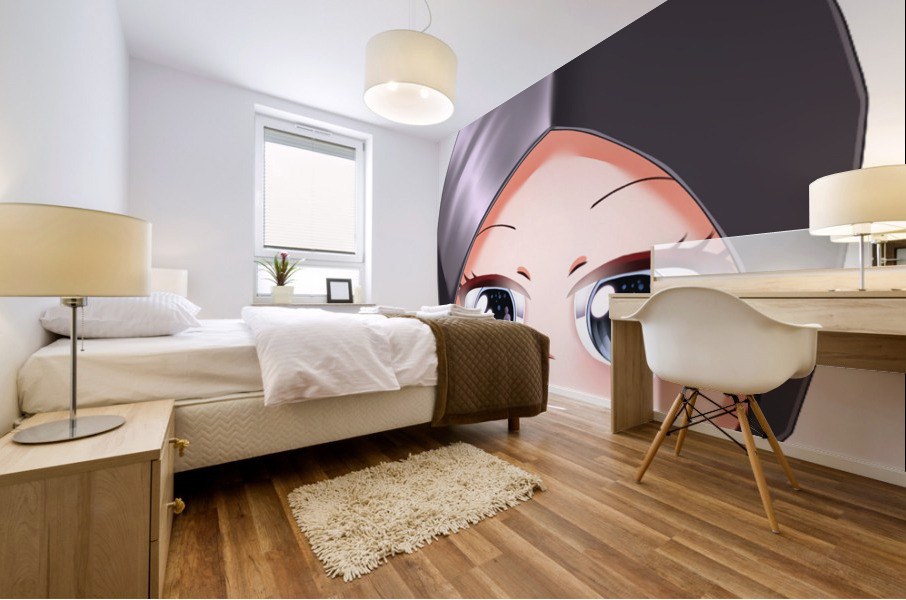 Princess Veil Emily Mural print
