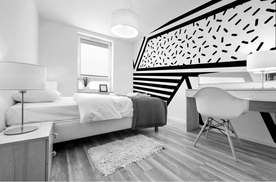 Neo memphis background 33 Mural print