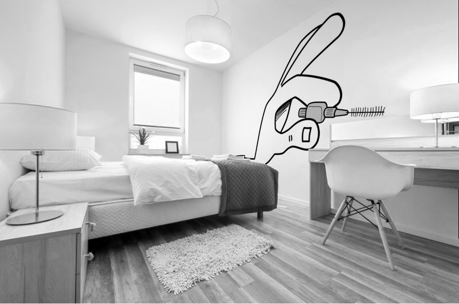 FlossBrush Mural print