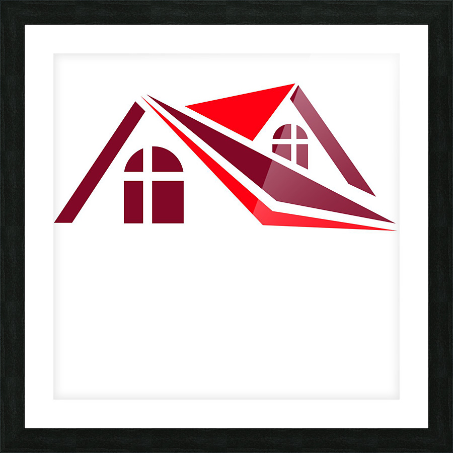 red house Picture Frame print