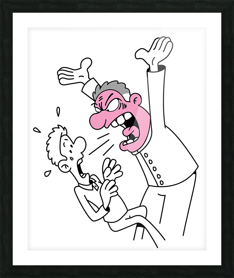 AfraidWhatDentistWillSay Picture Frame print