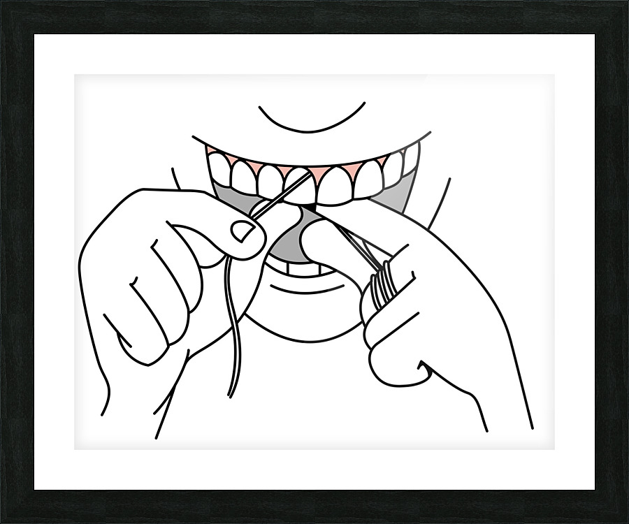 FlossMethod Picture Frame print