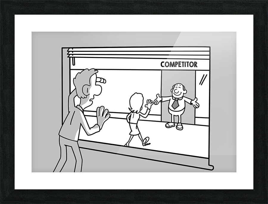 LoseToCompetitor Picture Frame print