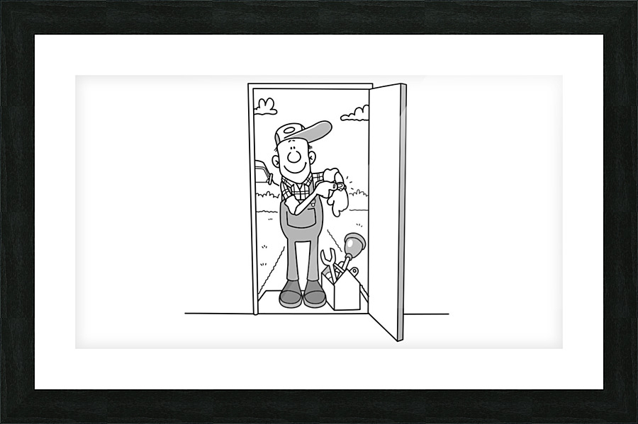 PlumberOnTime Picture Frame print