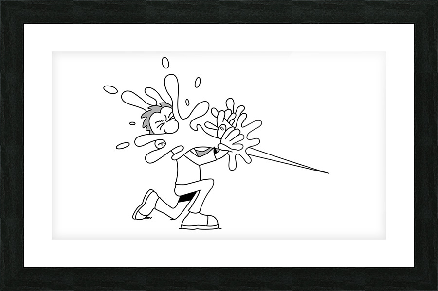 Leak Picture Frame print
