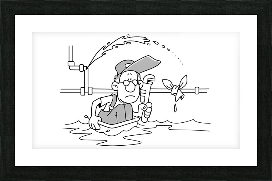 Flood Picture Frame print