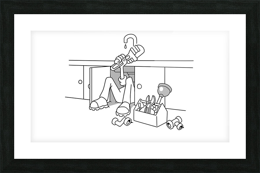 UnderSink Picture Frame print