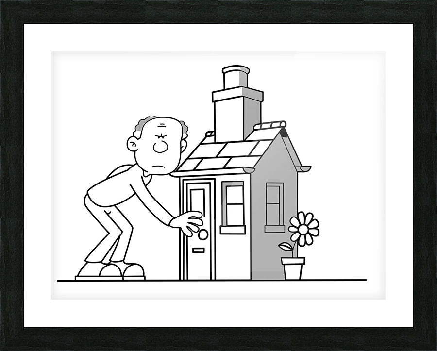 SmallHouse Picture Frame print