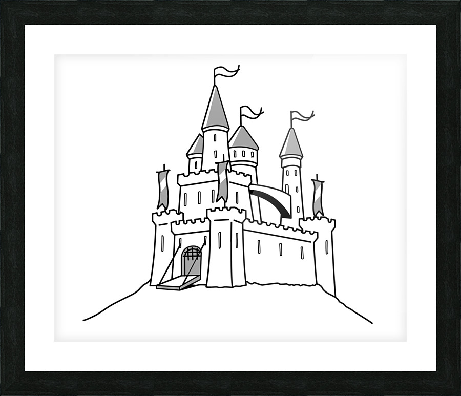 Castle Picture Frame print