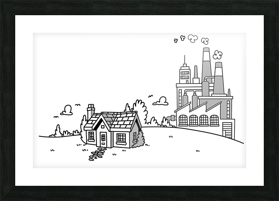 FactoryHouse Picture Frame print