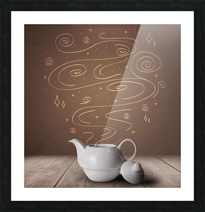 14 fun coffee pot Picture Frame print