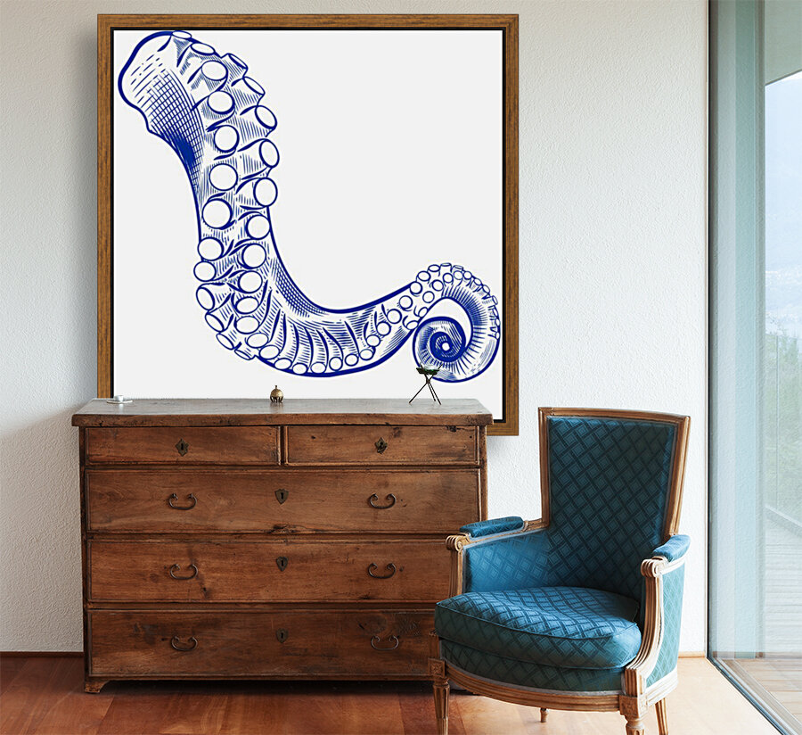 blue octopus squid Reproduction