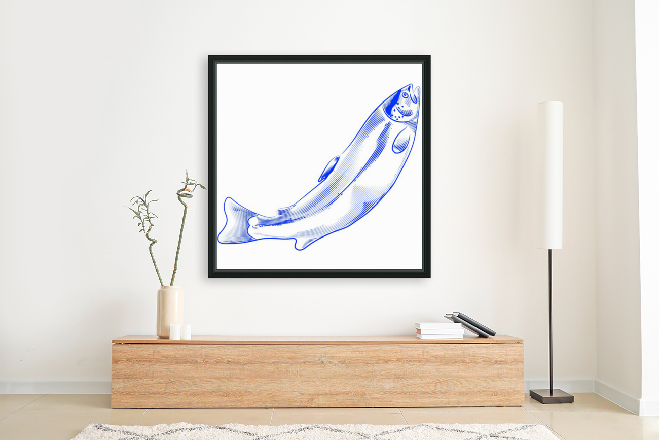 great blue salmon Reproduction