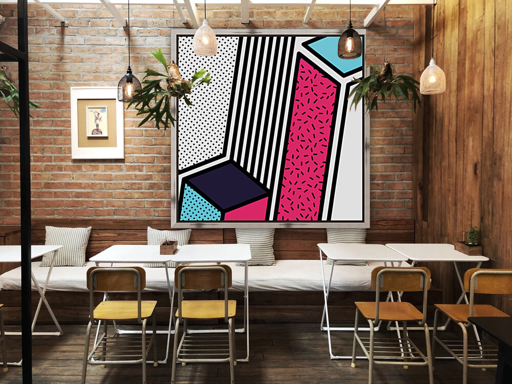 Neo memphis background 7 Reproduction