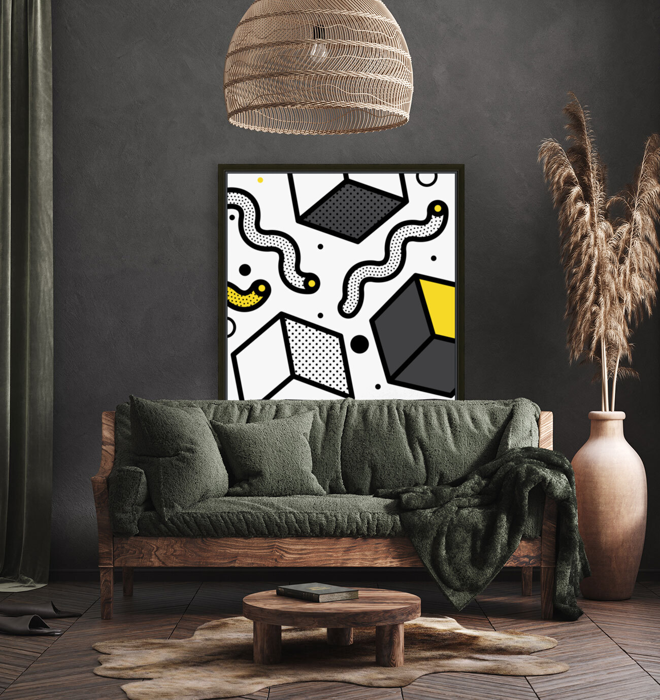 Neo memphis background 24 Reproduction