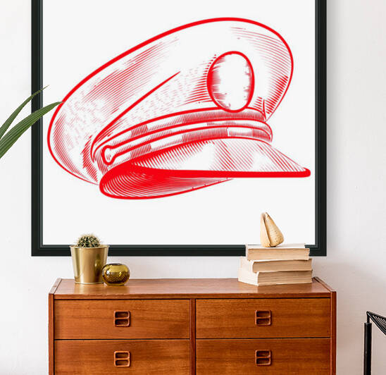 red commander hat Reproduction