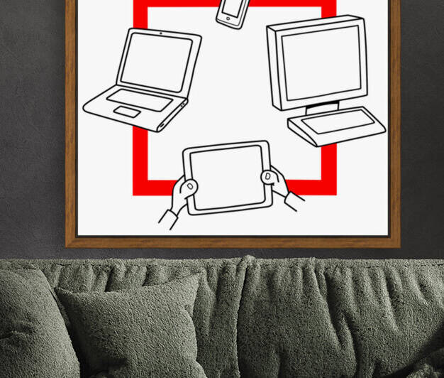 Computer Data Laptop Tablet Phone Internet Reproduction