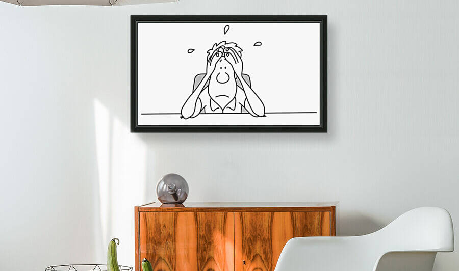 WorryStressNervousHeadHands Reproduction