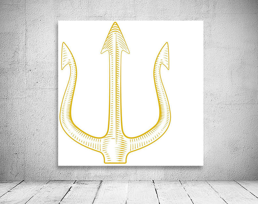 golden trident Wall Preview