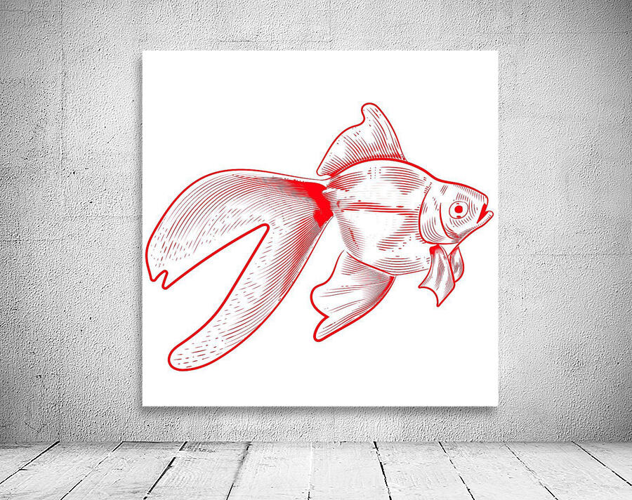 red aquarium fish Wall Preview