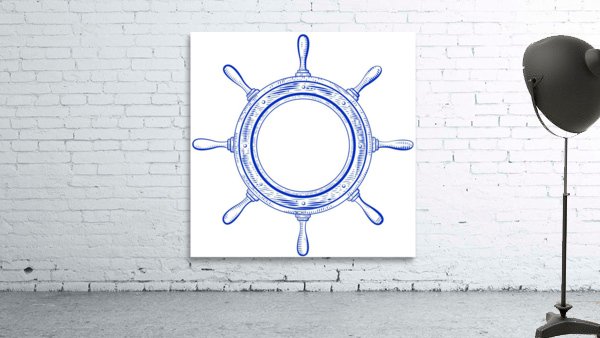ship s steering wheel Wall Preview