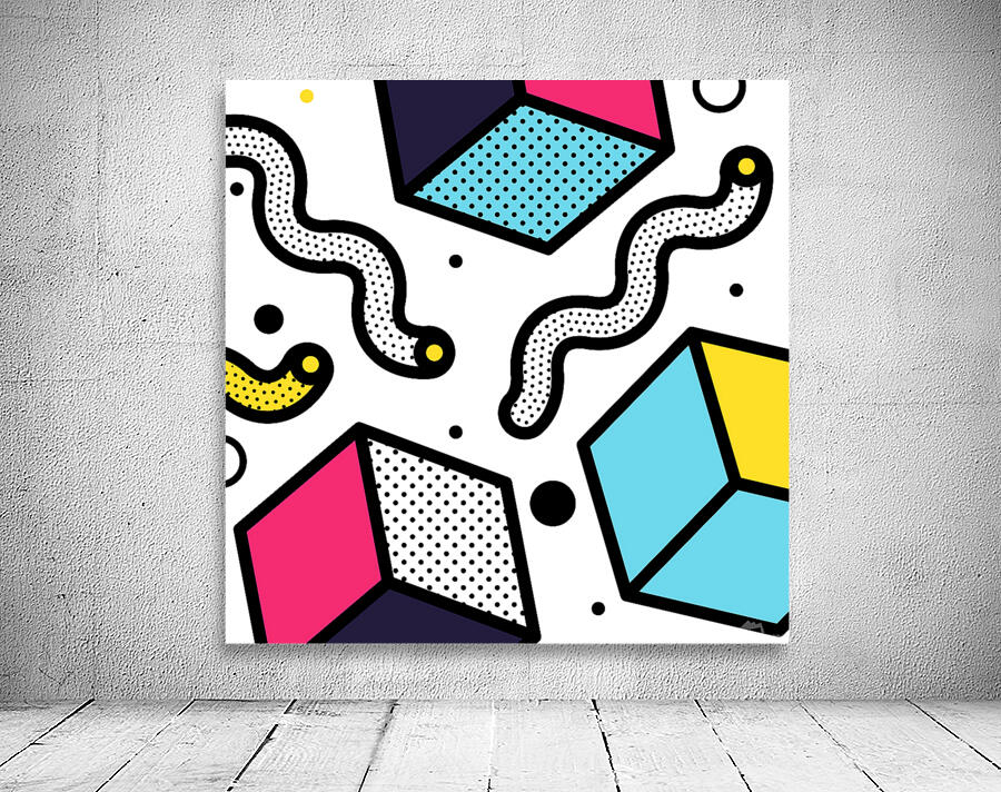Neo memphis background 2 Wall Preview