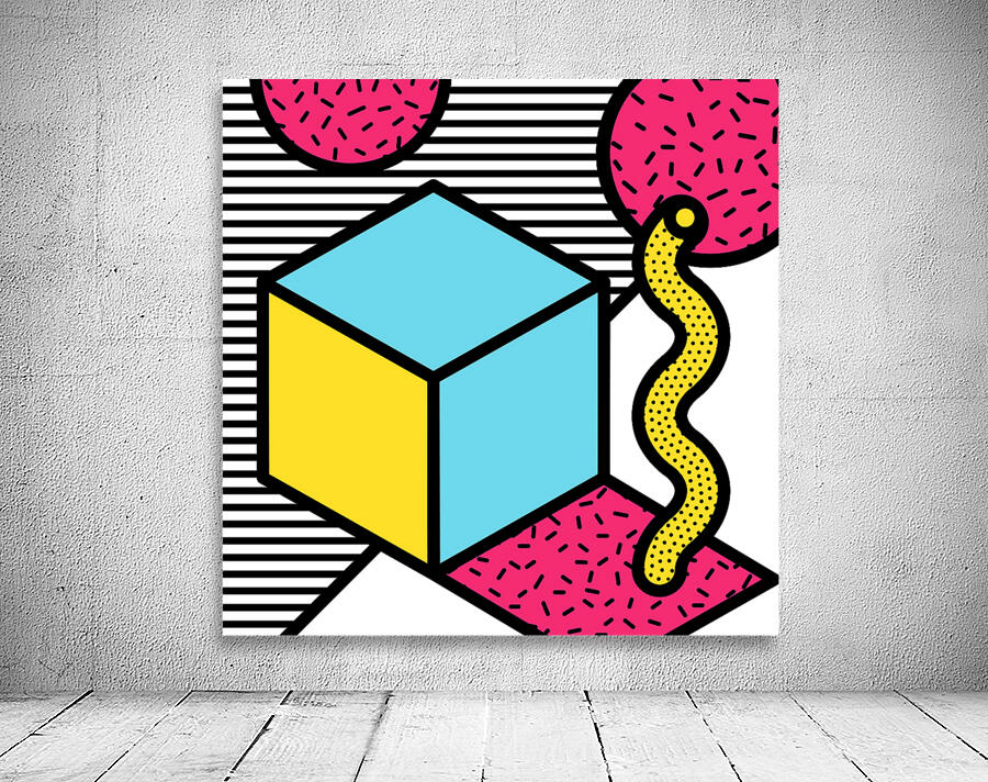 Neo memphis background 1 Wall Preview