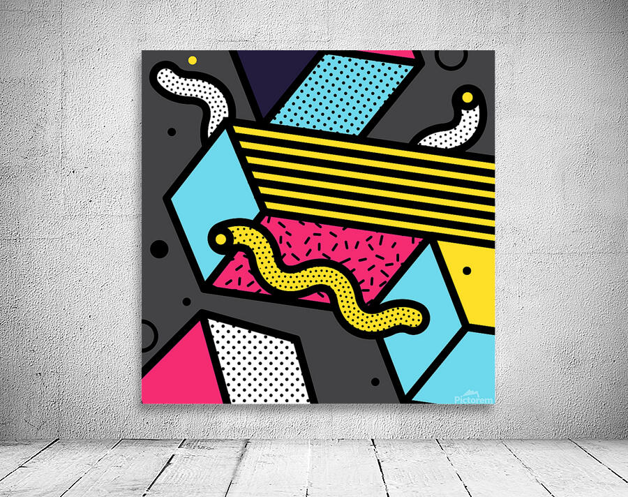 Neo memphis background 4 Wall Preview