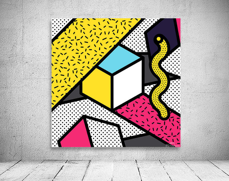Neo memphis background 3 Wall Preview