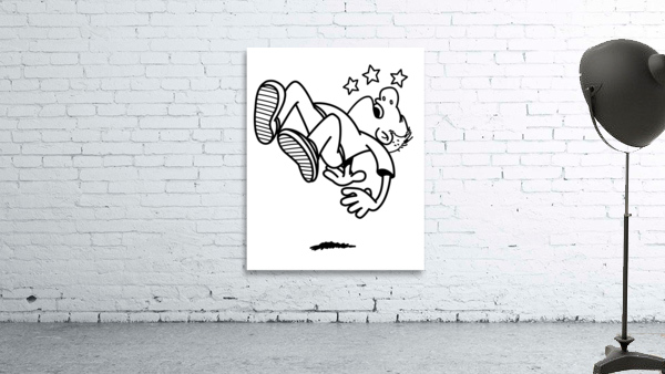 ManKnockedPunchedOut Wall Preview