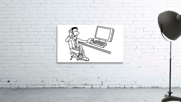Call Tech Support Angry Wall Preview