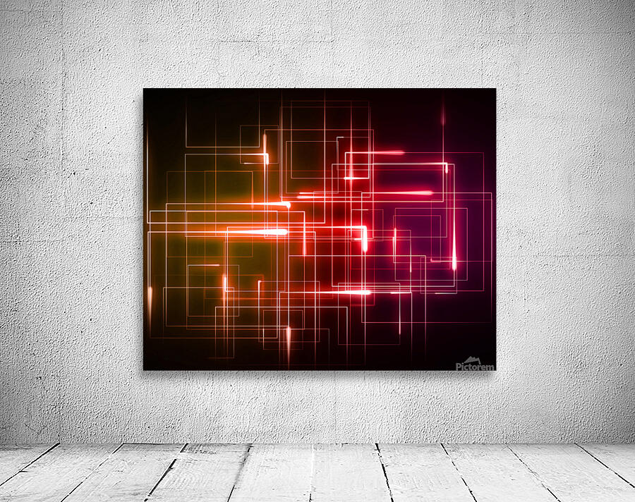 15 connection network light Wall Preview