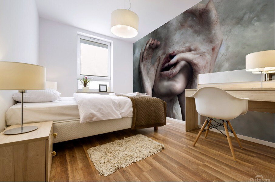 Dark print 2 Mural print