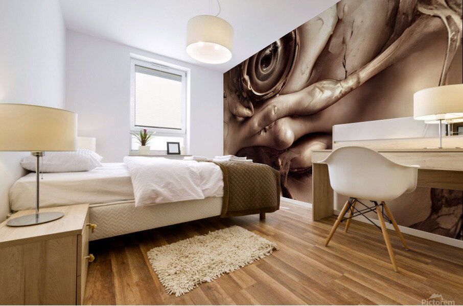 Dark print 14 Mural print