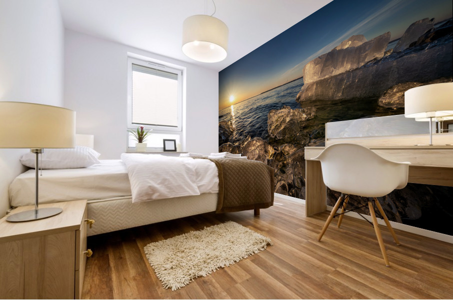 Ice Boulders Mural print