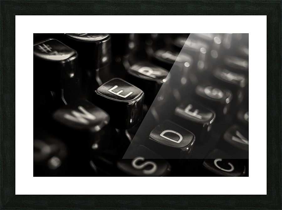 Keyboard Picture Frame print