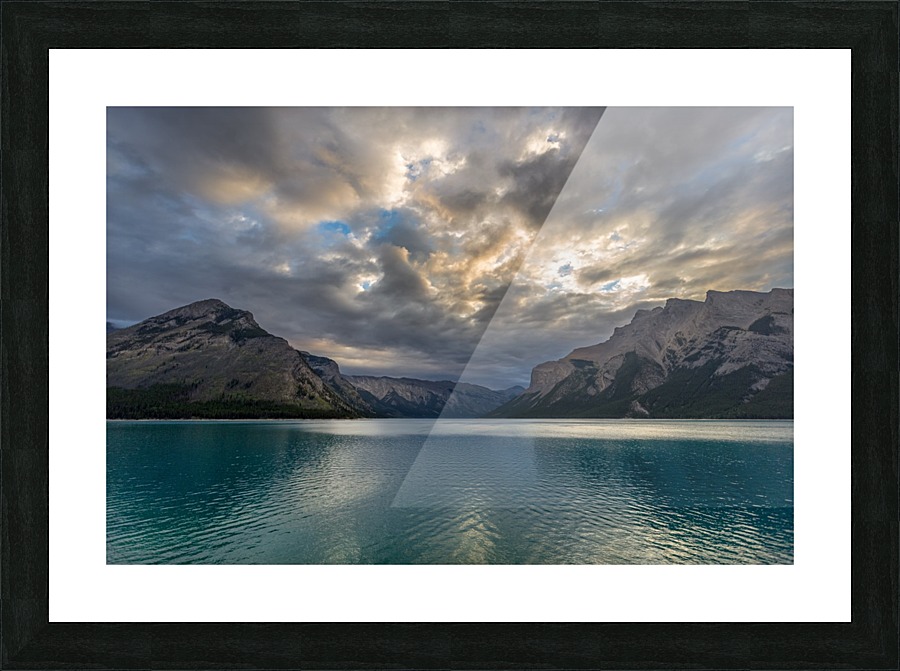 Alberta Lake Picture Frame print