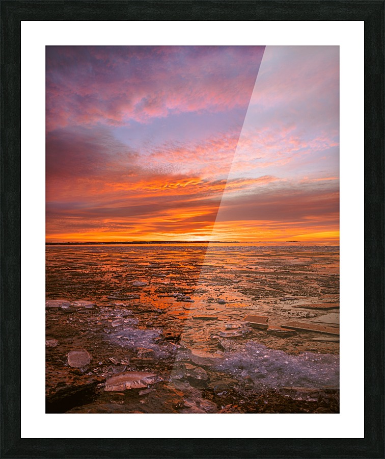 Fire and ICe Picture Frame print