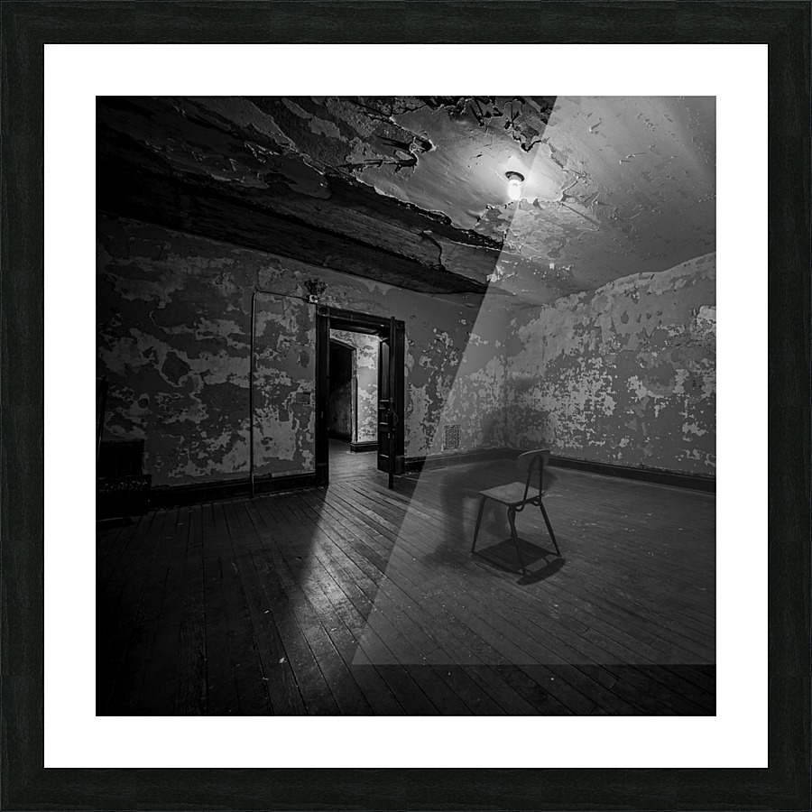 Ghost Chair Picture Frame print