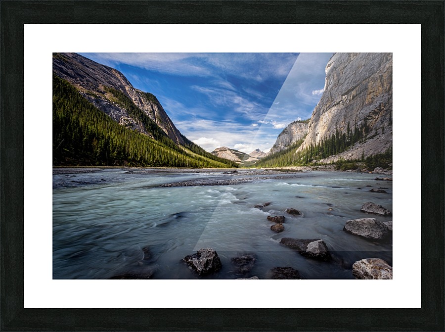 Ice Cold Stream Picture Frame print