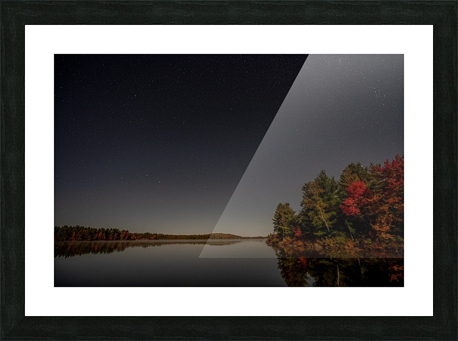 Night Scape Picture Frame print