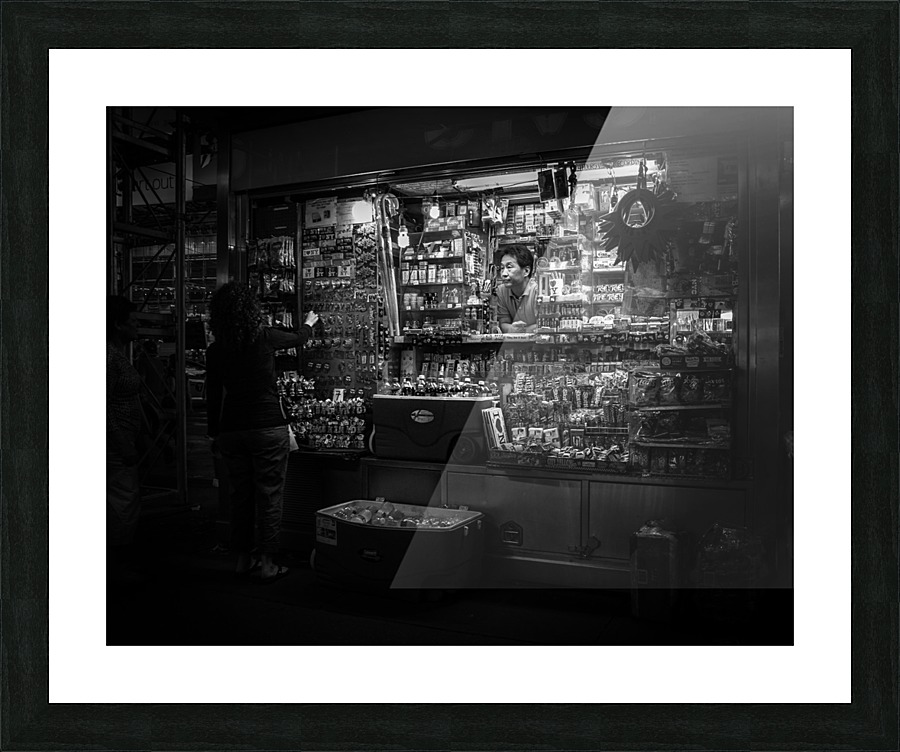 NYC Vendor Picture Frame print