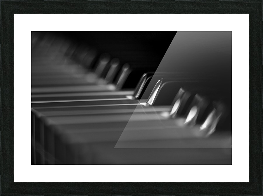 Piano Keyboard Picture Frame print