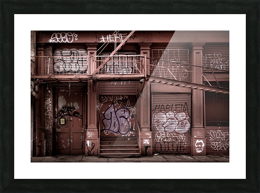 NYC Graffiti Picture Frame print