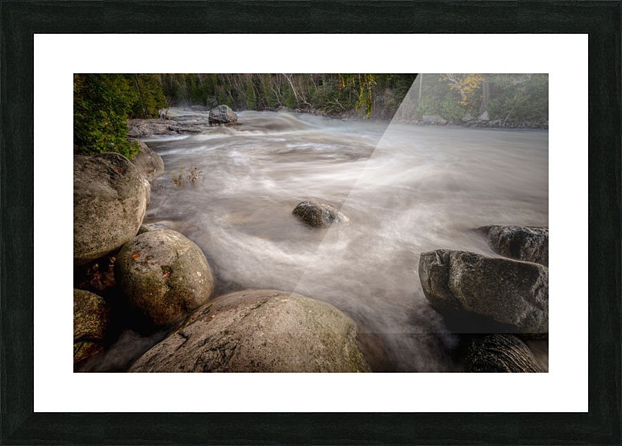 Rock River Picture Frame print