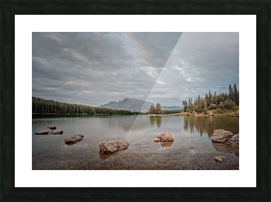 Two Jack Clouded Over Picture Frame print