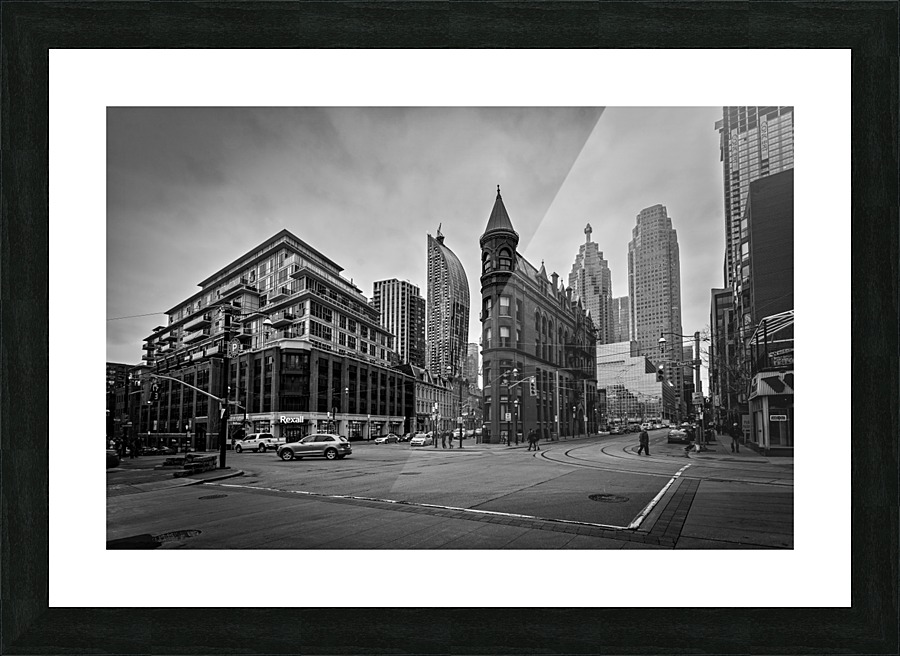 Toronto Flat Iron Picture Frame print