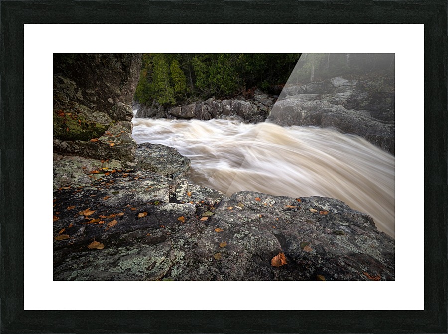 Stoney Waterfall Picture Frame print