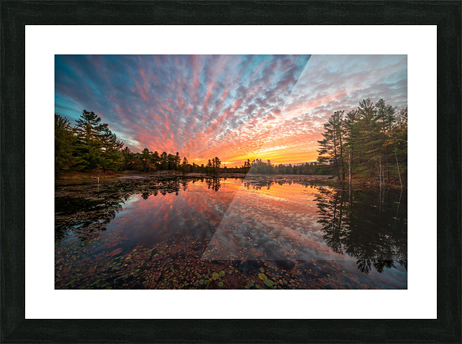 Mountain Rd Pond Picture Frame print